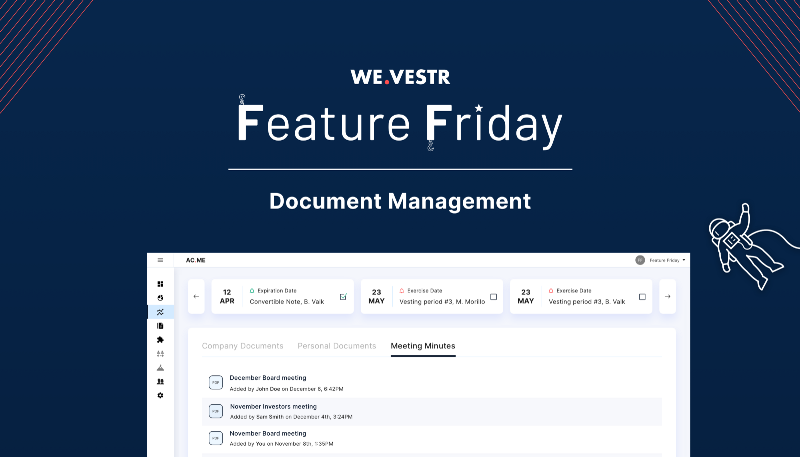 Feature Friday #4: Document Management
